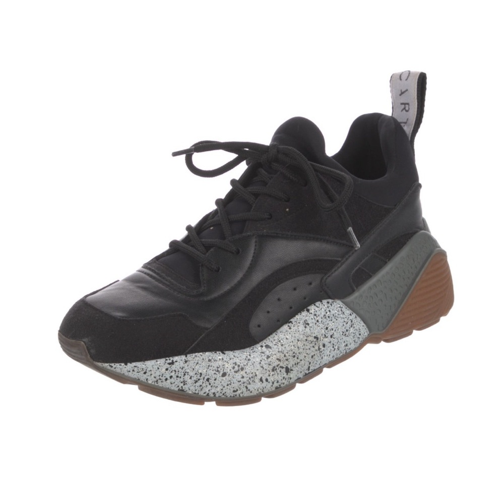 Stella McCartney Eclypse Chunky Platform Sneakers Black and Gray